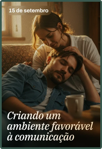 15 de setembro | Criando um ambiente favorável à comunicação